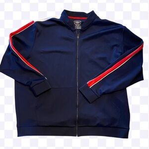 Foundry Big & Tall Patriotic Track Suit Jacket